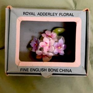 Antique  Royal Adderley Floral Brooch